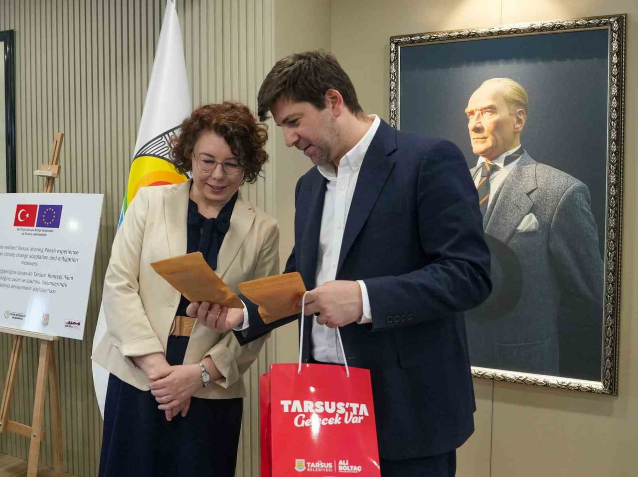 MERSİN’İN TARSUS İLÇESİNDE, TARSUS BELEDİYESİ İLE POLONYA’NIN WARKA BELEDİYESİ ARASINDA AVRUPA...