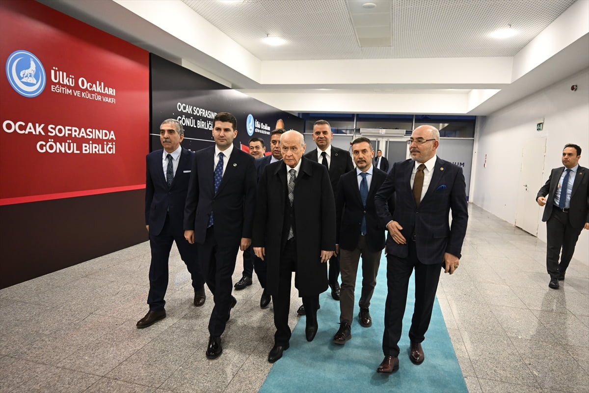 MHP Genel Başkanı Devlet Bahçeli, Ülkü Ocakları Eğitim Kültür Vakfı tarafından düzenlenen iftar...