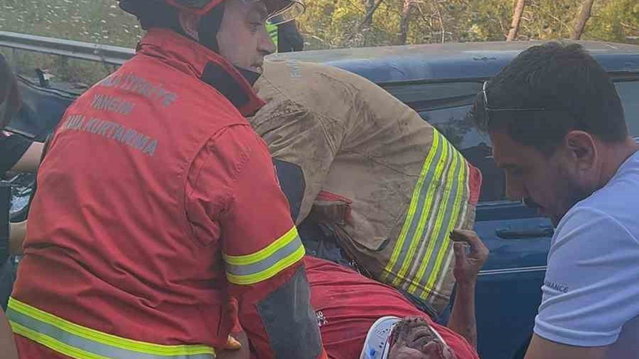 Milas'ta trafik kazası: 2 yaralı