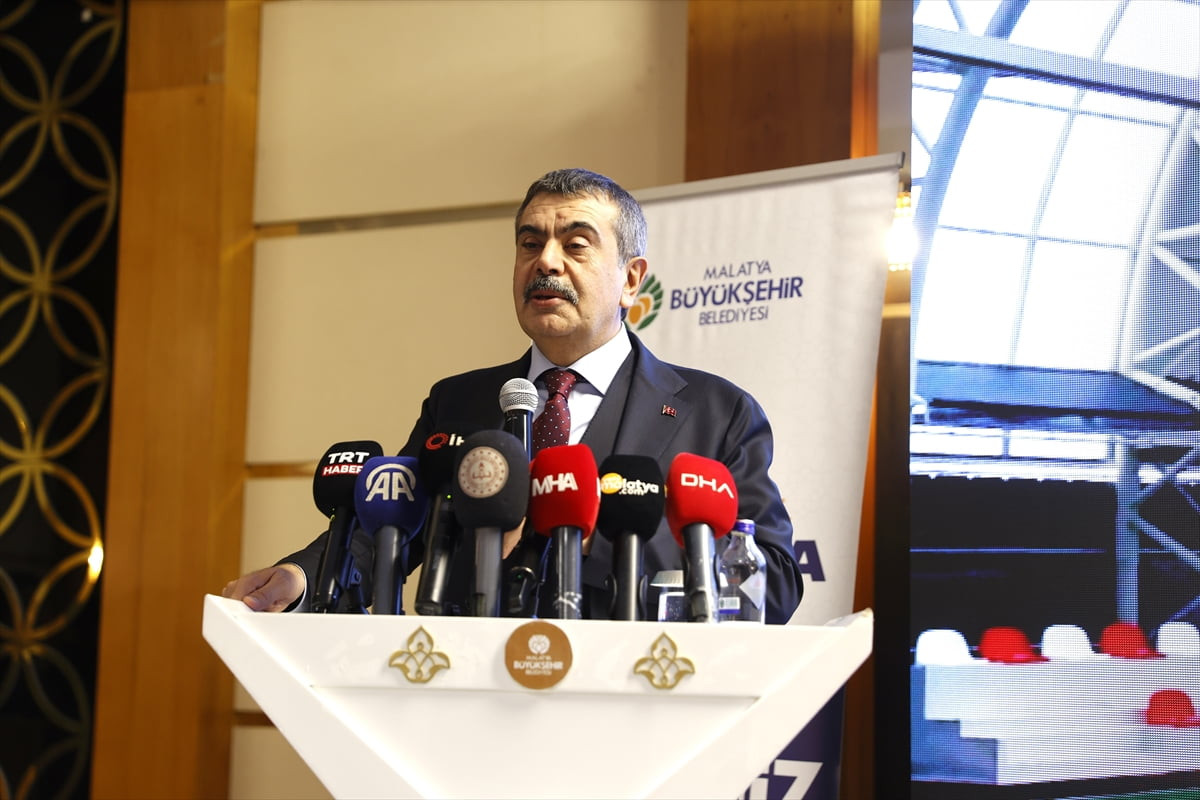 Milli Eğitim Bakanı Yusuf Tekin, Malatya Büyükşehir Belediyesi tarafından Nikah Sarayı'nda...