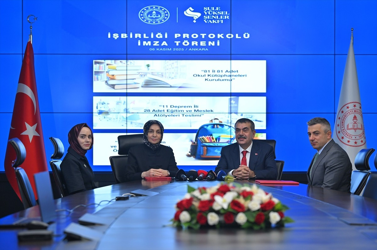 Milli Eğitim Bakanlığı (MEB) ile Şule Yüksel Şenler Vakfı arasında "Okul Kütüphanelerinin Kurulumu...