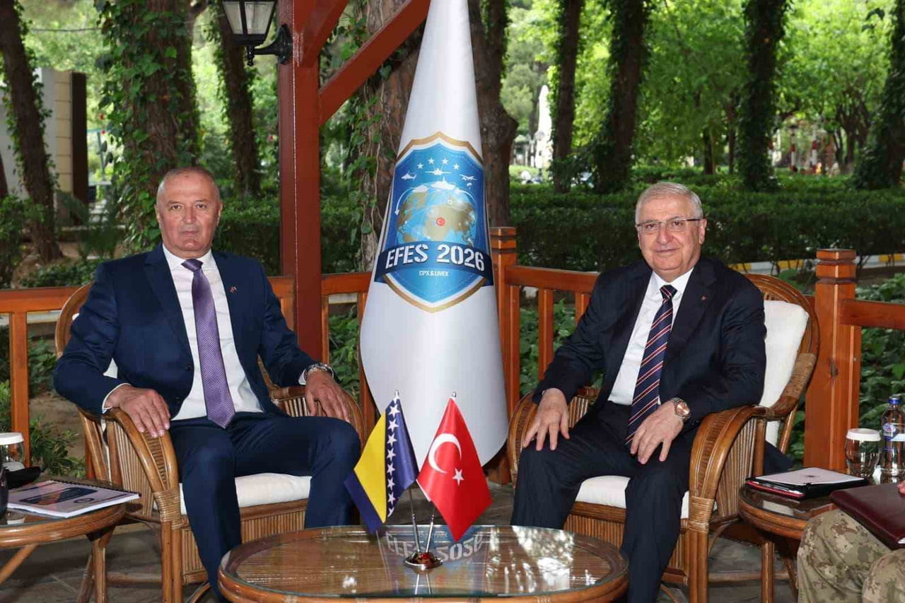 MİLLİ SAVUNMA BAKANI YAŞAR GÜLER, BOSNA HERSEK BAŞBAKAN YARDIMCISI VE SAVUNMA BAKANI ZUKAN HELEZ...