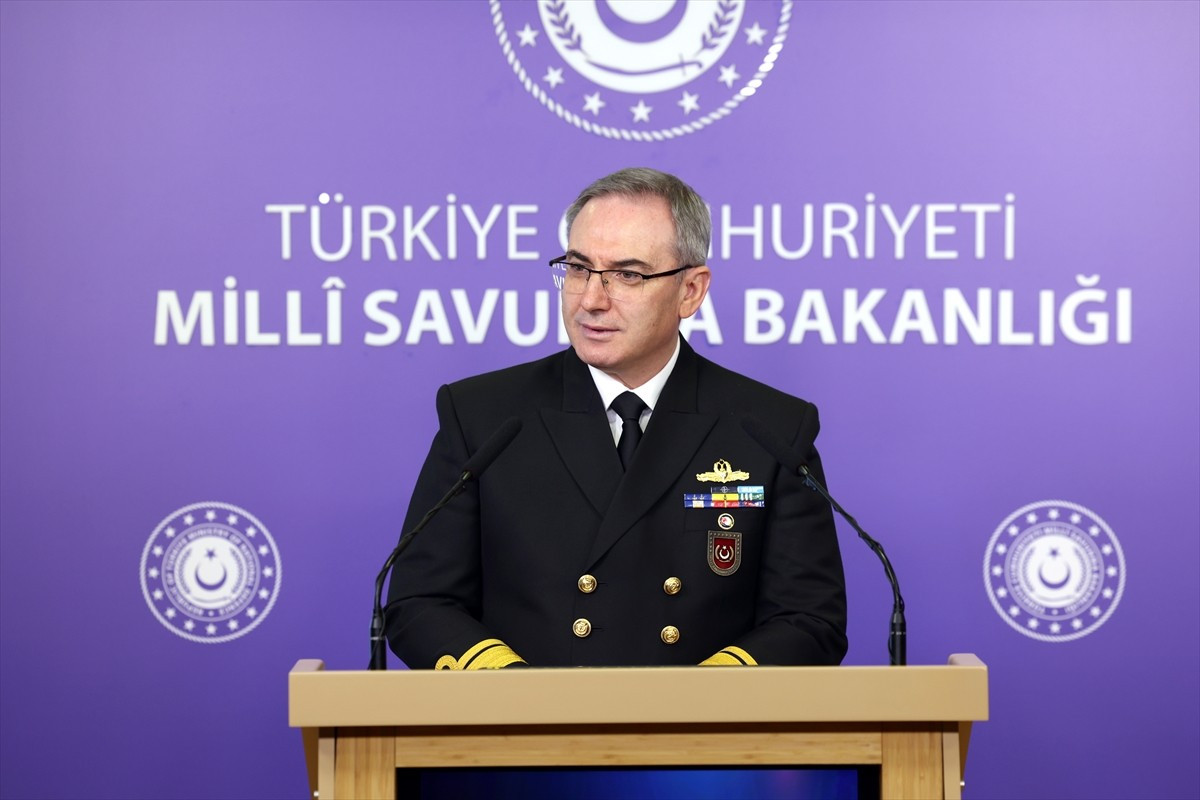 Milli Savunma Bakanlığı Basın ve Halkla İlişkiler Müşaviri ve Bakanlık Sözcüsü Tuğamiral Zeki...