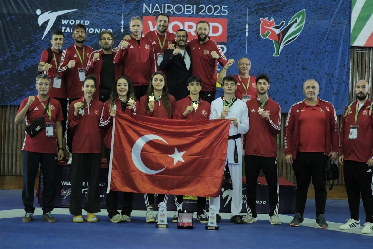 Milli tekvandocular, Kenya'da düzenlenen 21 Yaş Altı Dünya Şampiyonası'nı 4 altın, 2 gümüş madalya...