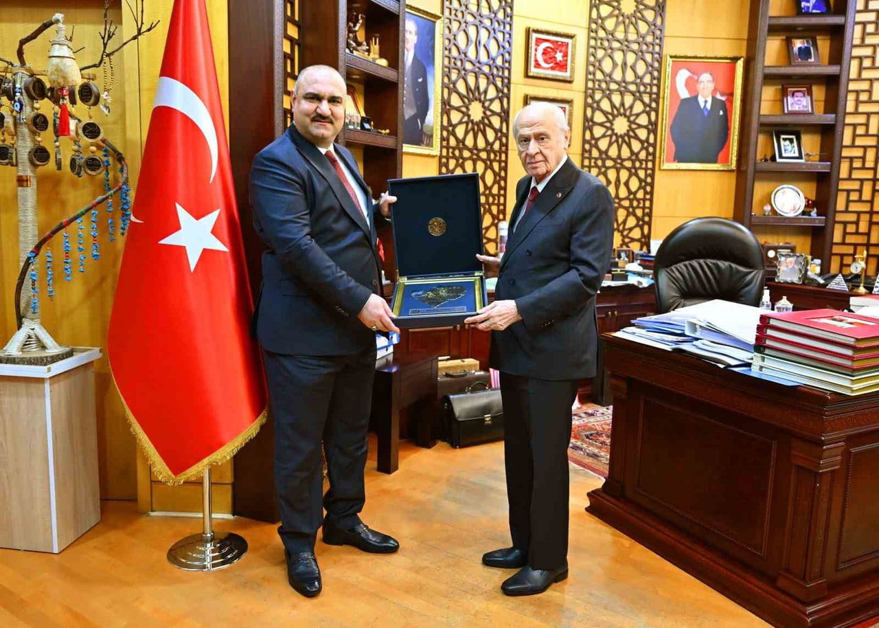 MİLLİYETÇİ HAREKET PARTİSİ (MHP) GENEL BAŞKANI DEVLET BAHÇELİ, KERKÜK VALİSİ MUHAMMED SEMAN AĞA’YI...