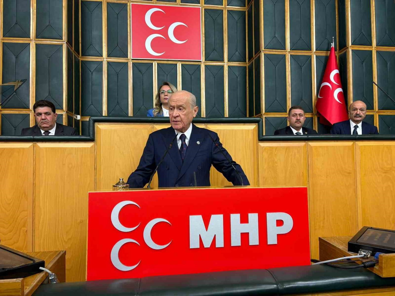 MİLLİYETÇİ HAREKET PARTİSİ (MHP) GENEL BAŞKANI DEVLET BAHÇELİ, "TERÖRSÜZ TÜRKİYE, SİLAHLARI...