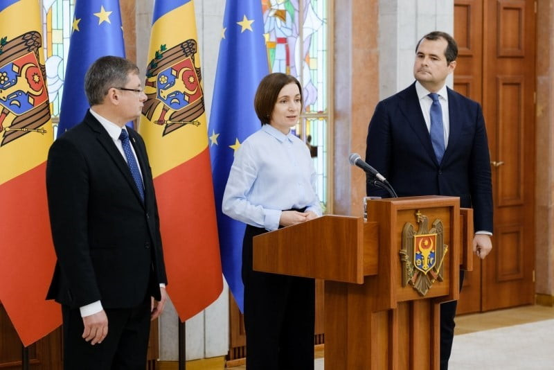 MOLDOVA CUMHURBAŞKANI MAİA SANDU, BU AYIN BAŞINDA İSTİFA EDEN BAŞBAKAN ALEXANDRU MUNTEANU'NUN...