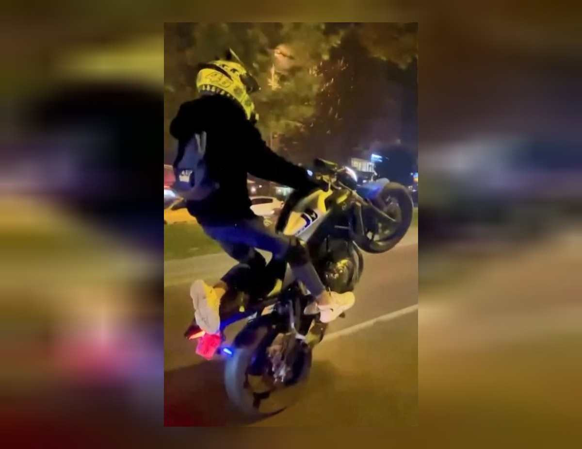 motosikletli dehşet saçtı