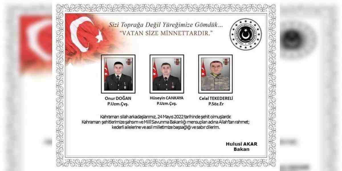 MSB'den şehit açıklaması