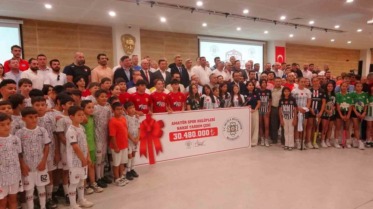MUĞLA BÜYÜKŞEHİR BELEDİYESİ’NDEN AMATÖR SPOR KULÜPLERİNE DEV DESTEK