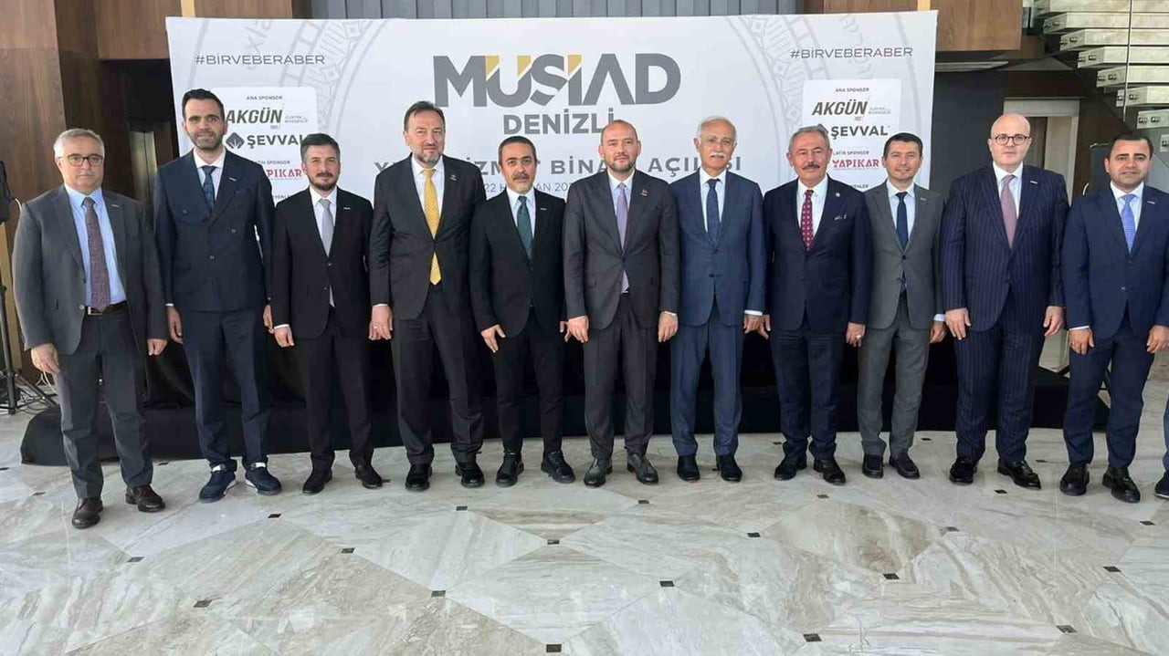 MUĞLA MÜSİAD, DENİZLİ ŞUBESİNİN YENİ HİZMET BİNASI AÇILIŞINA KATILDI
