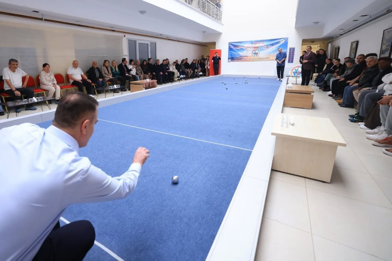 MUĞLA'DA 'GENÇLİK YILI' ETKİNLİKLERİ KAPSAMINDA DÜZENLENEN BOCCE TURNUVASINDA, HUZUREVİ SAKİNLERİ...