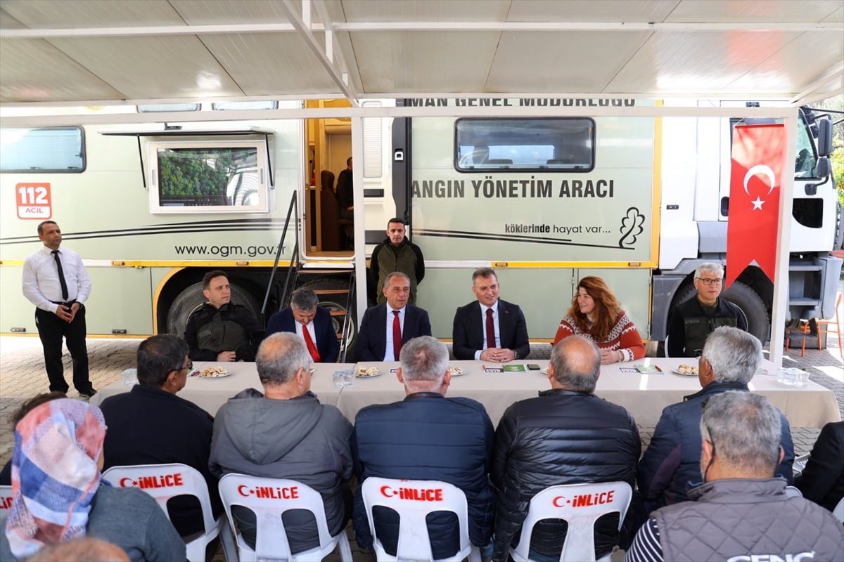 Muğla'da, orman yangılarının önlenmesi ve yangınlara karşı alınması gereken tedbirler konusunda...