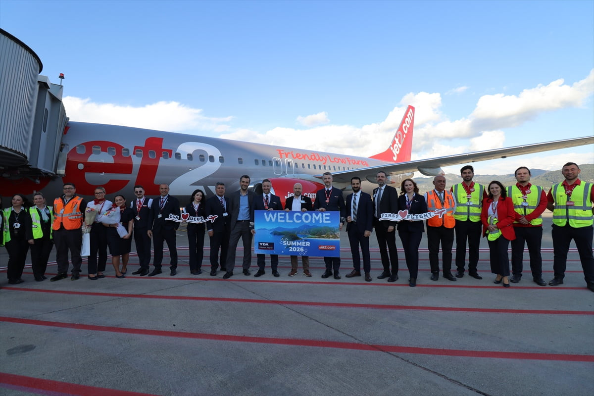 Muğla'nın Dalaman ilçesine İngiltere'den sezonun ilk turist kafilesi geldi. İngiltere'nin...