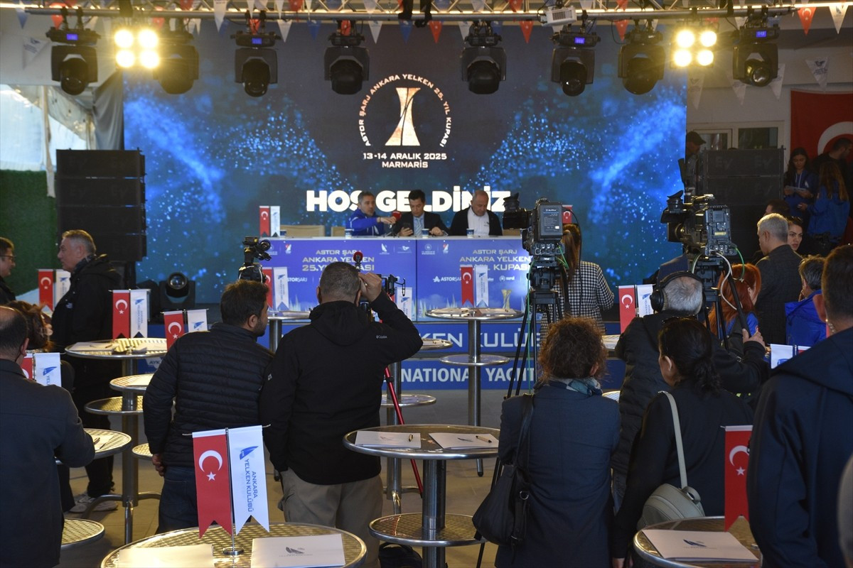 Muğla'nın Marmaris ilçesinde hafta sonu gerçekleştirilecek Astor Şarj Ankara Yelken 25. Yıl...