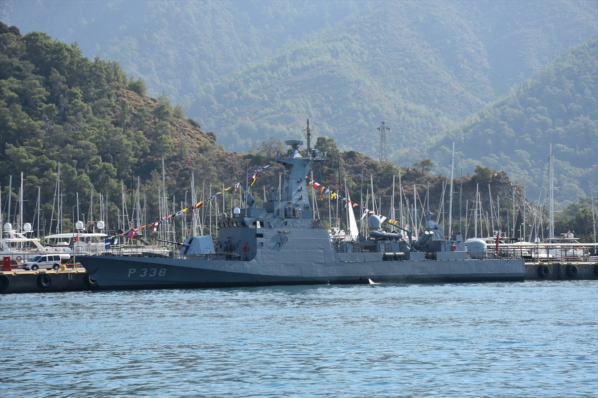 Muğla'nın Marmaris ilçesinde Preveze Deniz Zaferi'nin 487. yıl dönümü ve Deniz Kuvvetleri Günü...