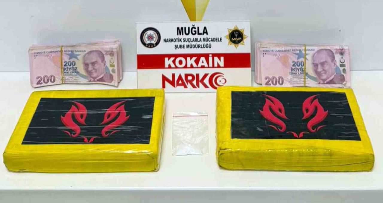 MUĞLA’DA 2 KİLO KOKAİN ELE GEÇİRİLDİ