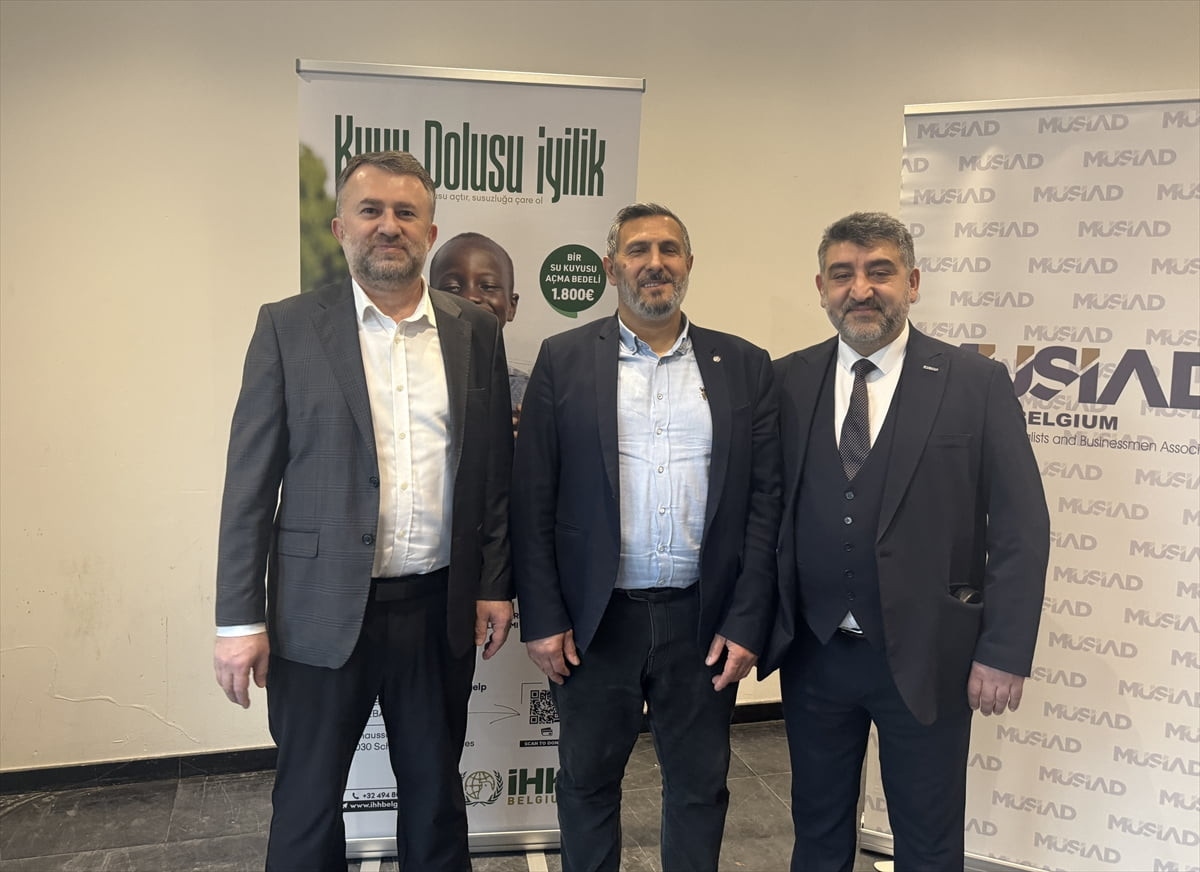 Müstakil Sanayici ve İşadamları Derneği (MÜSİAD) Belçika Şubesi öncülüğünde, Brüksel'de Gazze ve...