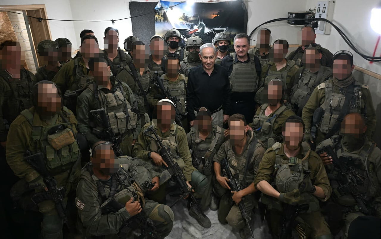 NETANYAHU, LÜBNAN’IN GÜNEYİNDEKİ İSRAİL ASKERLERİYLE BİR ARAYA GELDİ