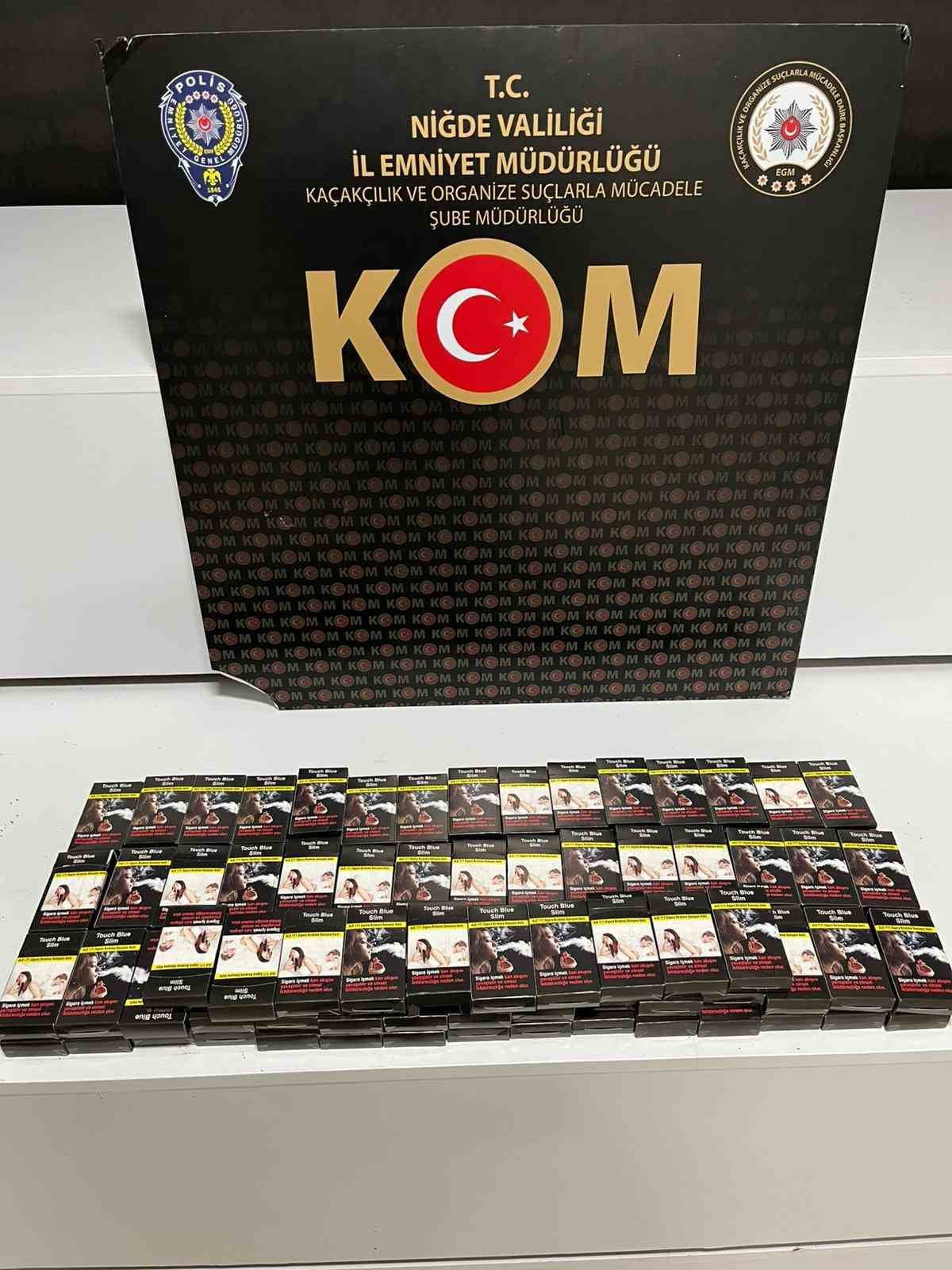 NİĞDE'DE KAÇAKÇILIK VE SAHTECİLİK OPERASYONLARI