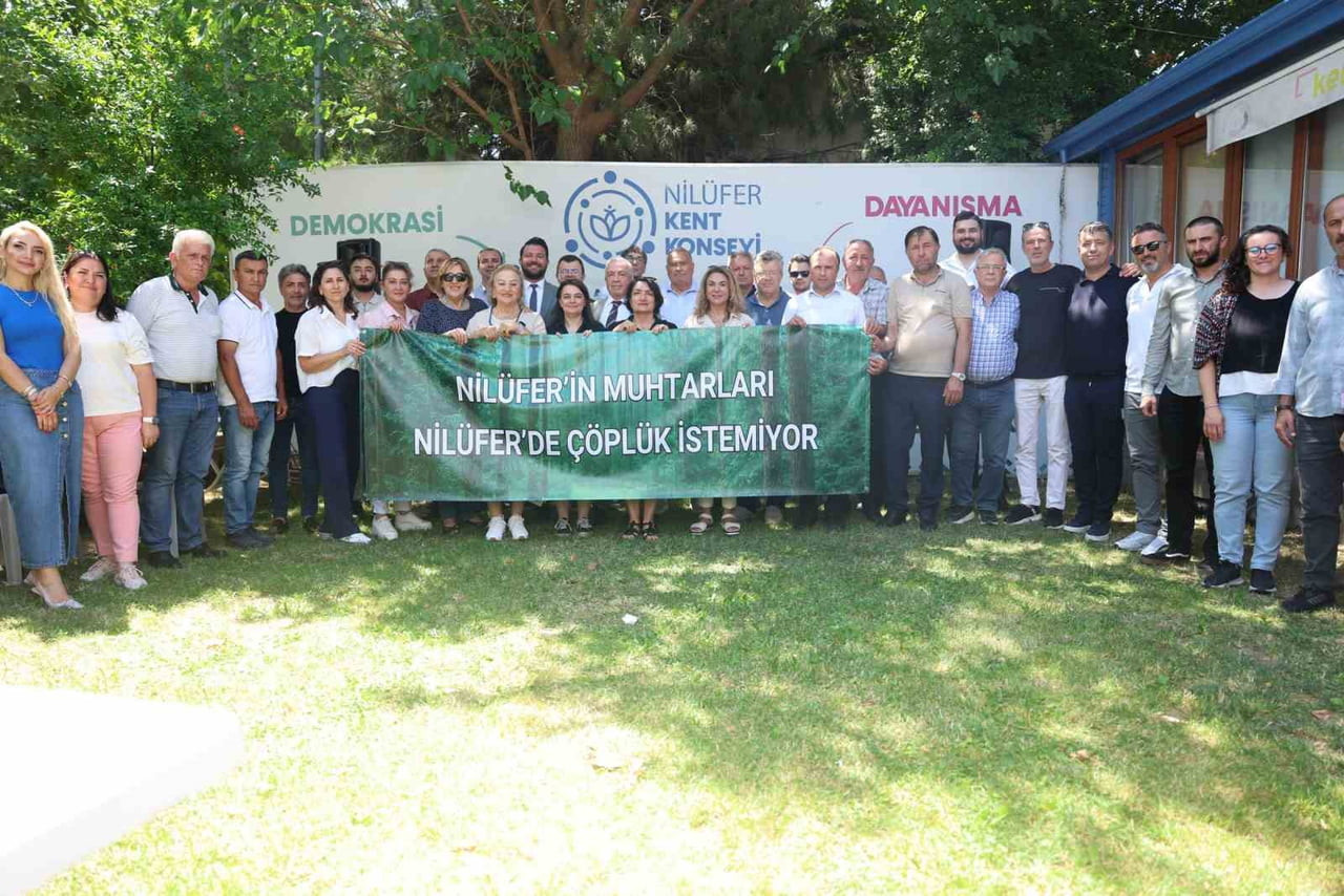NİLÜFER'DE KATI ATIK TESİSİNE KARŞI TEK SES: "ÇÖPLÜK İSTEMİYORUZ"
