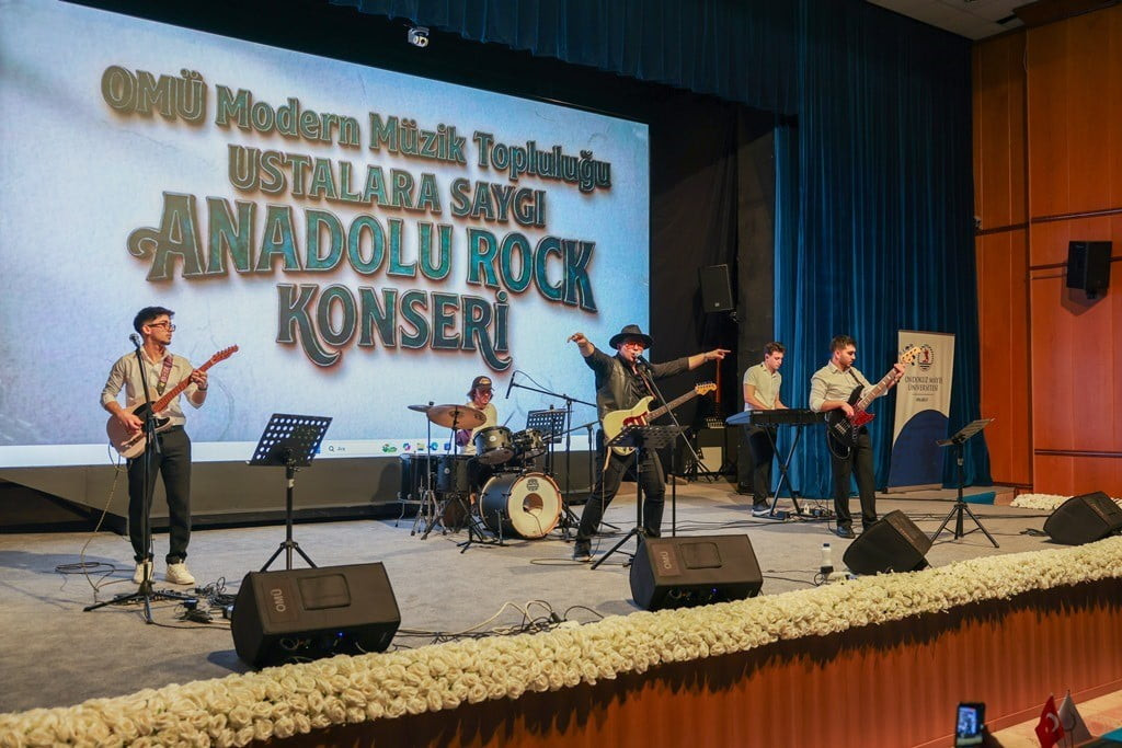 OMÜ MODERN MÜZİK TOPLULUĞU İLE SAĞLIK KÜLTÜR VE SPOR DAİRE BAŞKANLIĞI İŞ BİRLİĞİNDE DÜZENLENEN...