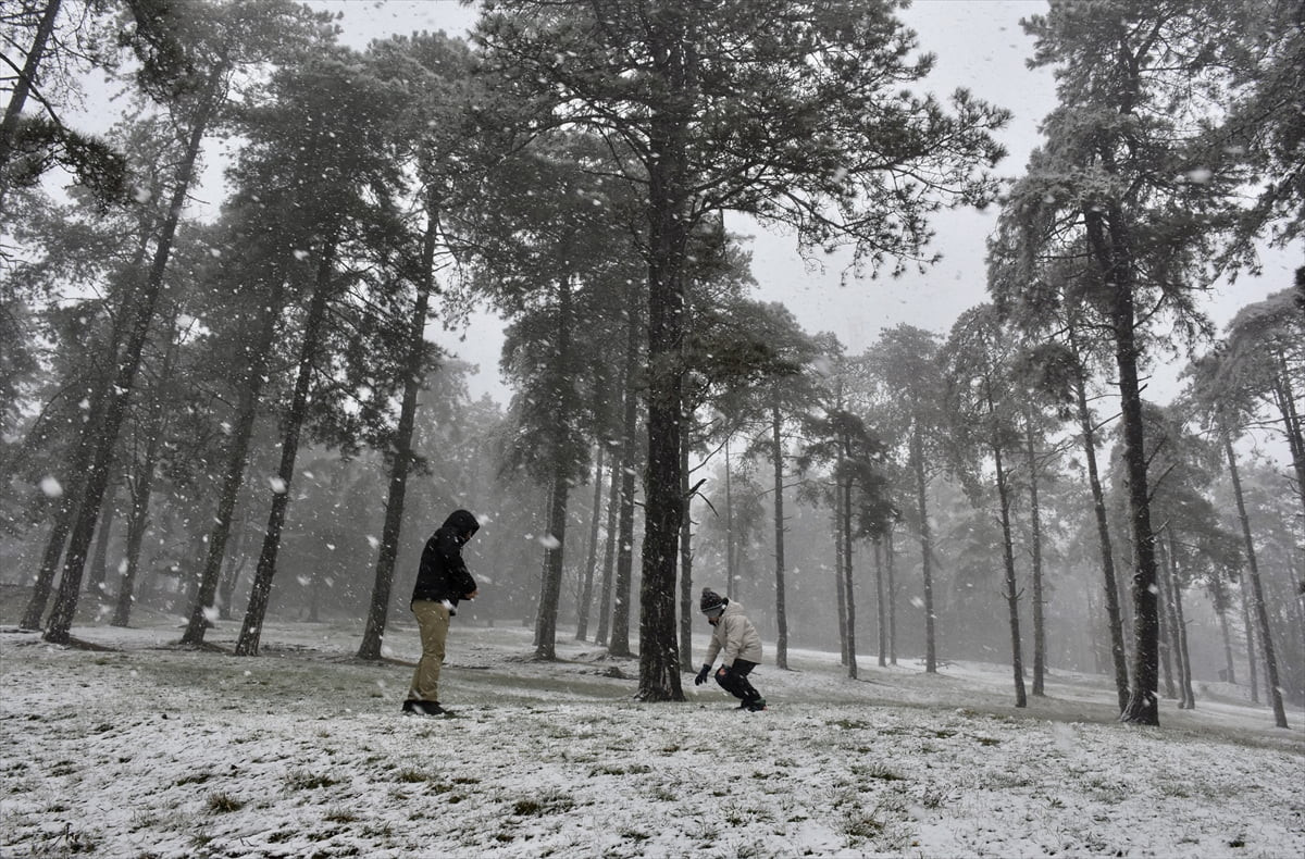 Ordu'da kar aralıklarla etkisini sürdürüyor. Altınordu ilçesinde kentin turistik alanlarından...