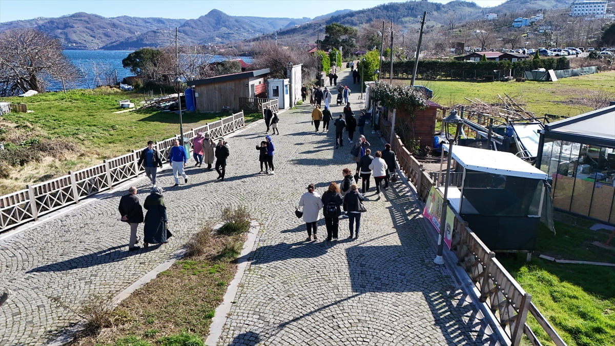 Ordu'nun Perşembe ilçesindeki Yason Burnu Yarımadası, manzarası ve doğal ortamıyla kış aylarında...