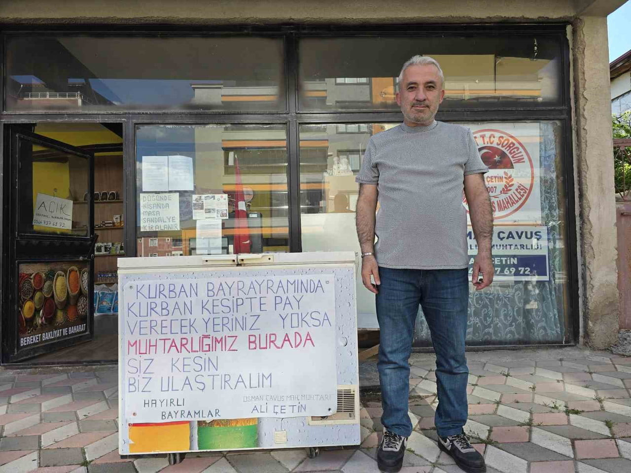 OSMAN ÇAVUŞ MAHALLESİ MUHTARI ALİ ÇETİN, KURBAN BAYRAMI’NDA BAŞLATTIĞI ANLAMLI DAYANIŞMA...