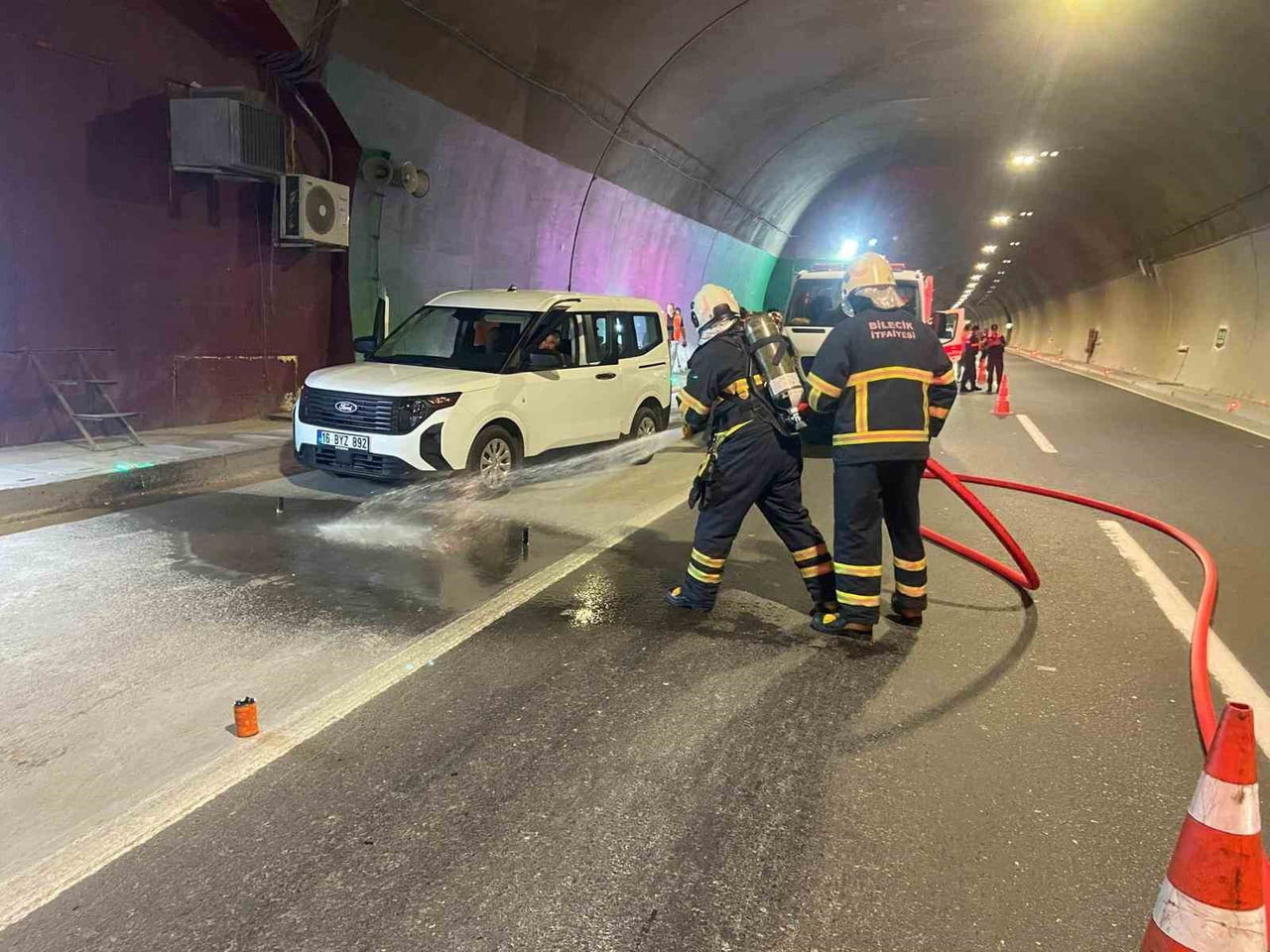 OSMANGAZİ TÜNELİNDE YANGINA MÜDAHALE VE KURTARMA OPERASYONU