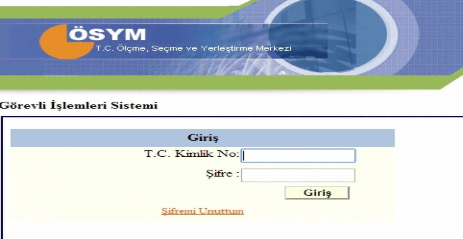 ÖSYM GİS şifremi unuttum ne yapabilirim?