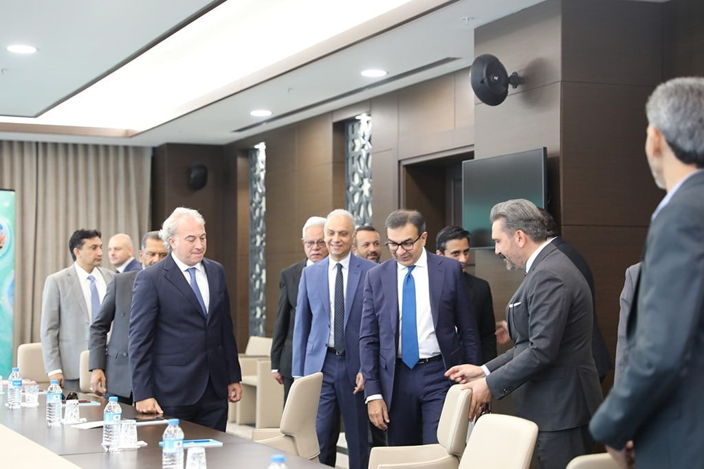 PAKİSTAN ÖZELLEŞTİRME BAKANI VE ÖZELLEŞTİRME KOMİSYONU BAŞKANI MUHAMMAD ALİ BAŞKANLIĞINDAKİ HEYET...