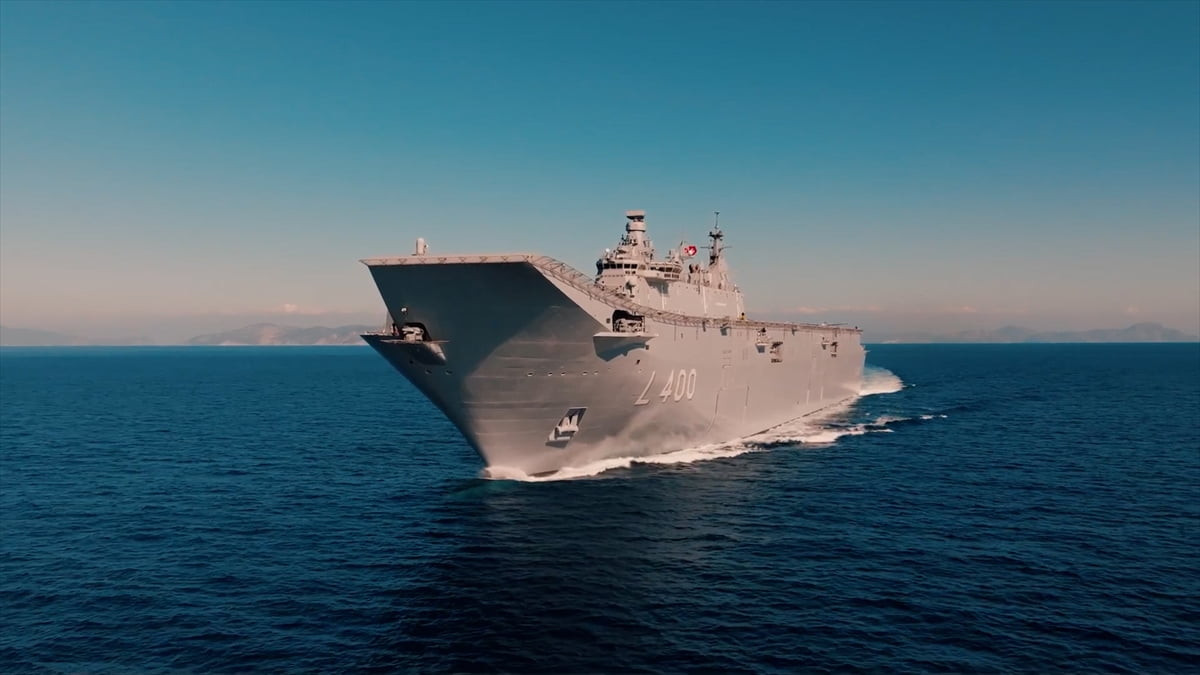 Performanslarıyla NATO tatbikatına damga vuran Türk savunma sanayisi ürünleri TCG ANADOLU ve...