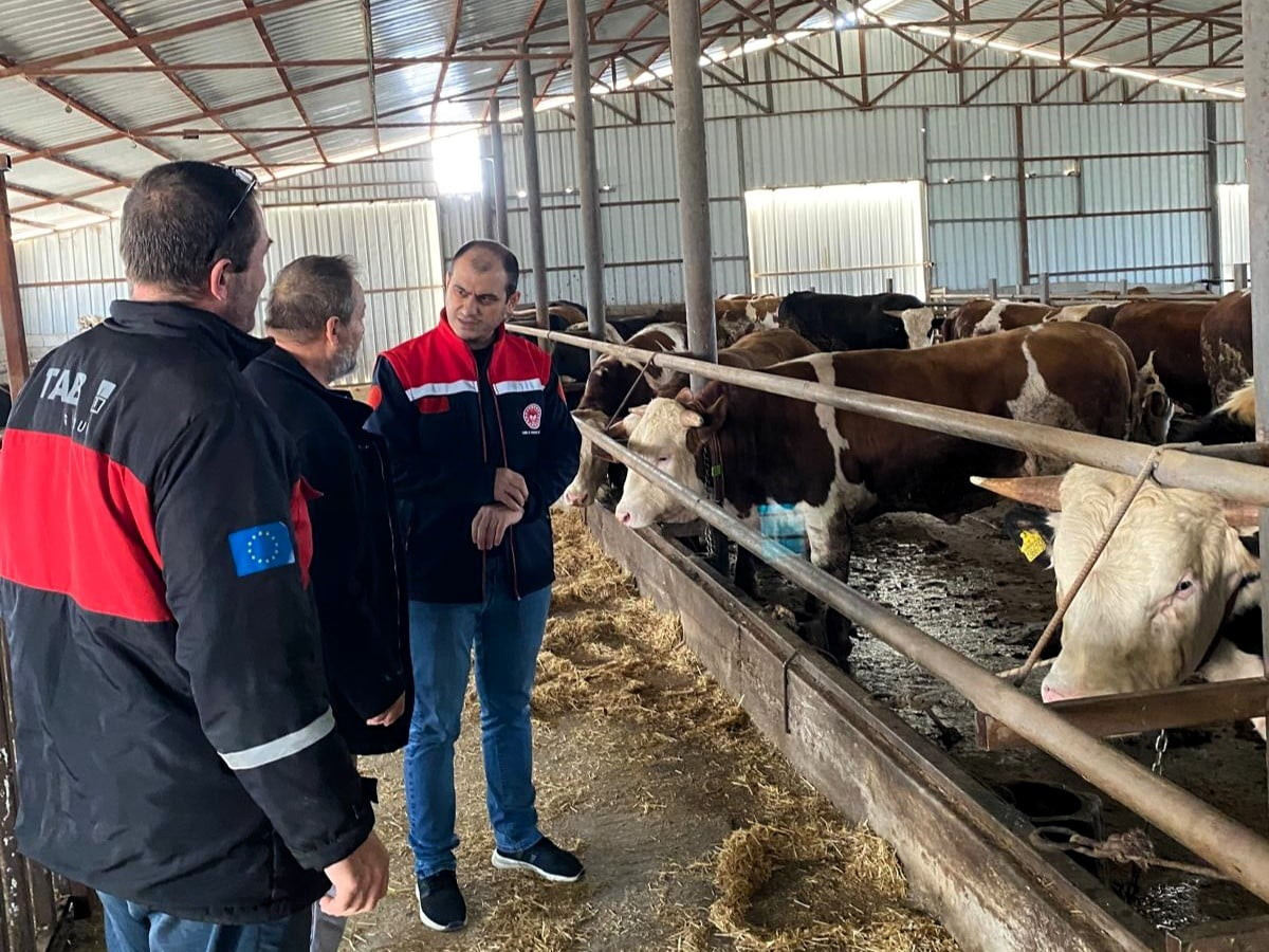 PINARHİSAR İLÇE TARIM VE ORMAN MÜDÜRLÜĞÜ TEKNİK PERSONELİ, YAKLAŞAN KURBAN BAYRAMI ÖNCESİNDE BESİ...