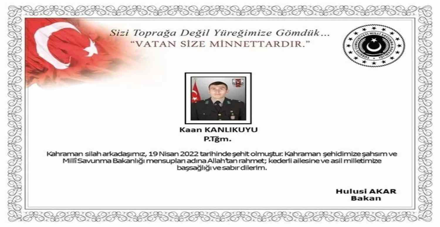 Piyade Teğmen Kaan Kanlıkuyu kimdir