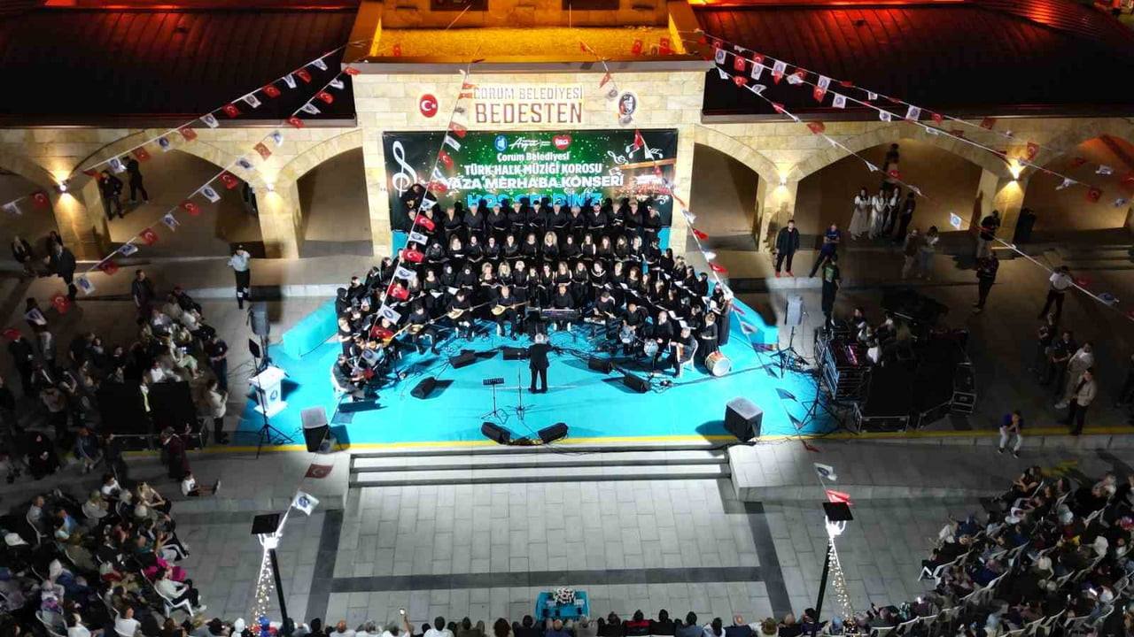 PROGRAM ALANI DRONLA HAVADAN GÖRÜNTÜLENDİ