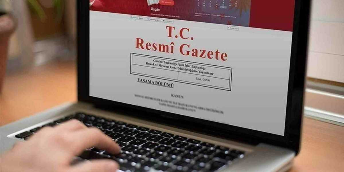 Resmi Gazete'de yayınlandı