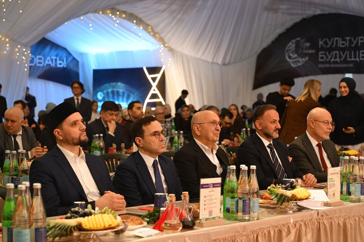 Rusya’nın başkenti Moskova’da ramazan aylarında geleneksel hale gelen "Türkiye Akşamı" iftar...