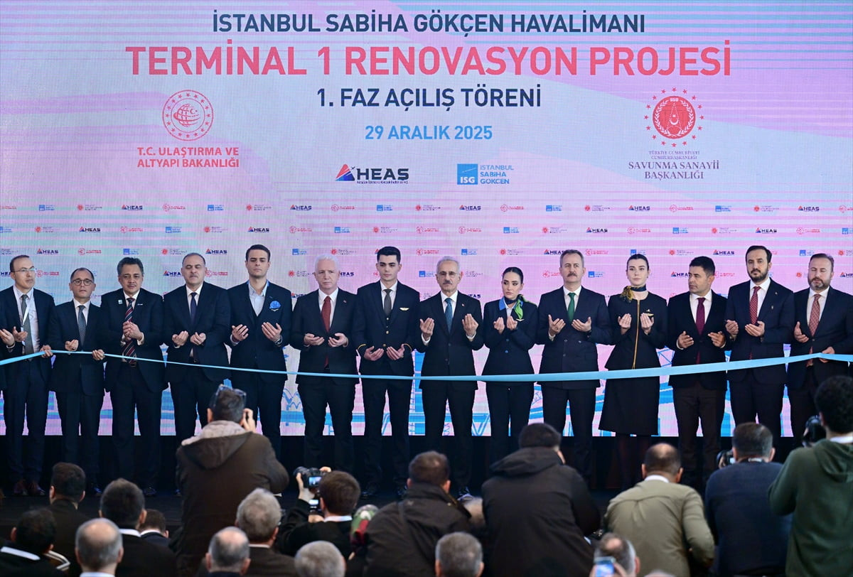 Sabiha Gökçen Havalimanı Terminal 1 Renovasyon Projesi 1. Faz Açılış Töreni, Ulaştırma ve Altyapı...