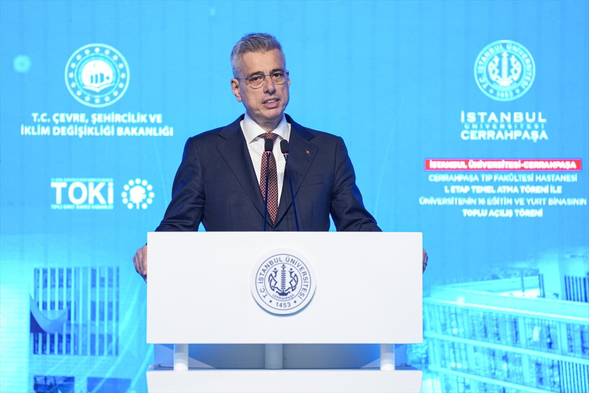 Sağlık Bakanı Kemal Memişoğlu, İstanbul’da “Cerrahpaşa Tıp Fakültesi Hastanesi 1. Etap Temel Atma...