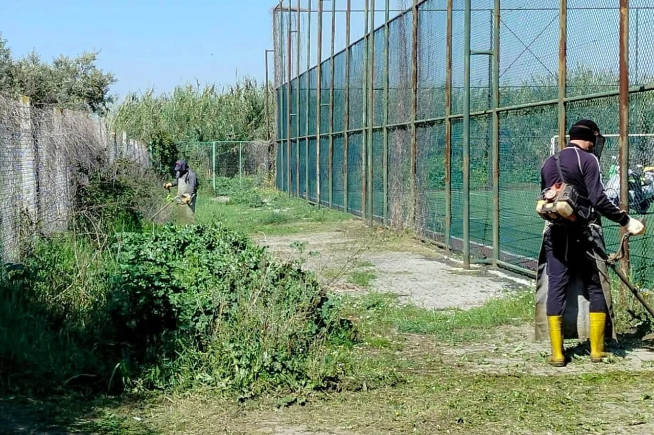 SAHA ÇALIŞMALARINI SÜRDÜREN EFELER BELEDİYESİ EKİPLERİ, KOCAGÜR MAHALLESİ’NDE OT BİÇME VE ÇEVRE...