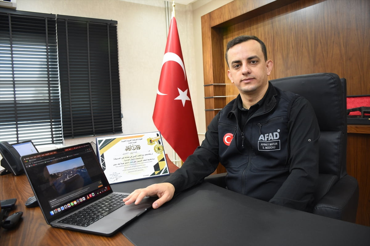 Samsun AFAD İl Müdürü Ahmet Matur, Anadolu Ajansının (AA) gözünden 2025'e damga vuran olaylara ait...