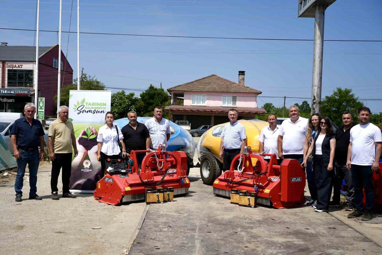 SAMSUN BÜYÜKŞEHİR BELEDİYESİ, ÇARŞAMBA İLÇESİNDE YÜRÜTTÜĞÜ KİVİ YETİŞTİRİCİLİĞİNDE MEKANİZASYON...