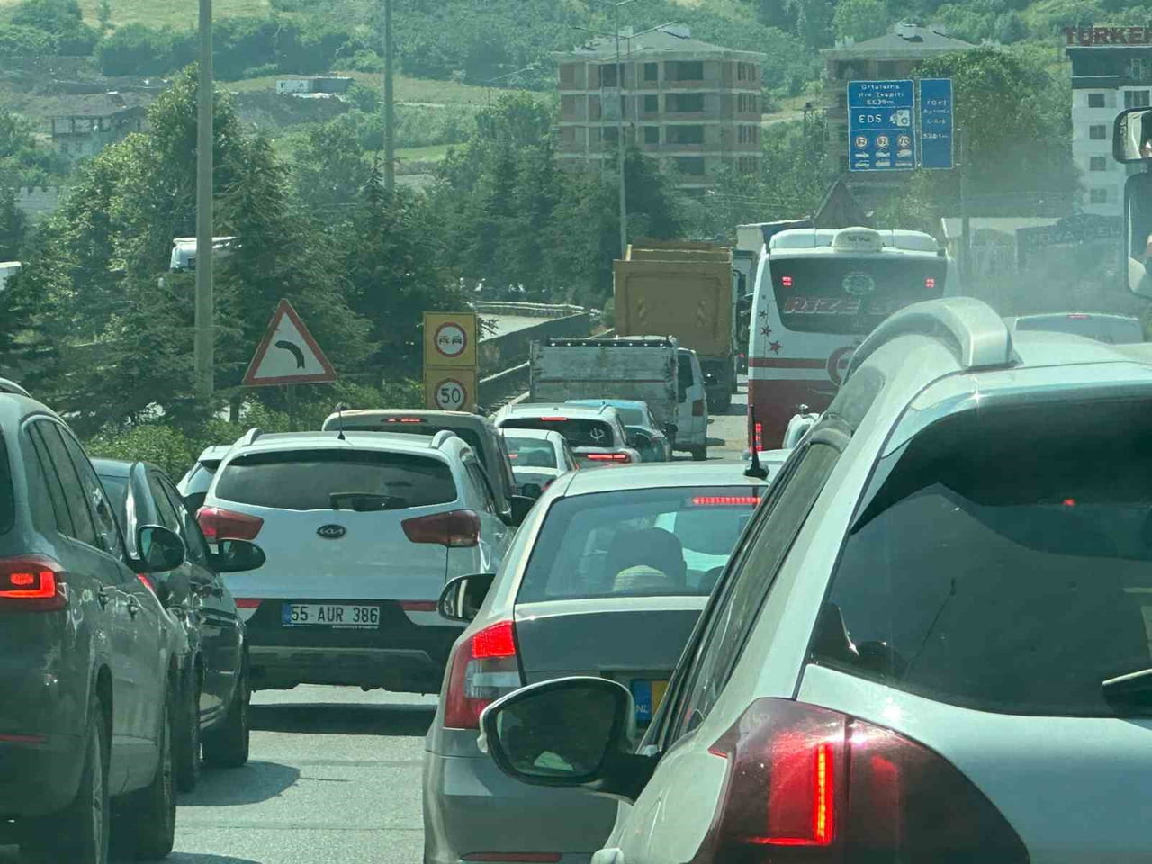 SAMSUN ÇEVRE YOLU'NDA YAPIMINA BAŞLANAN ŞEHİR HASTANESİ FARKLI SEVİYELİ KAVŞAK PROJESİ...