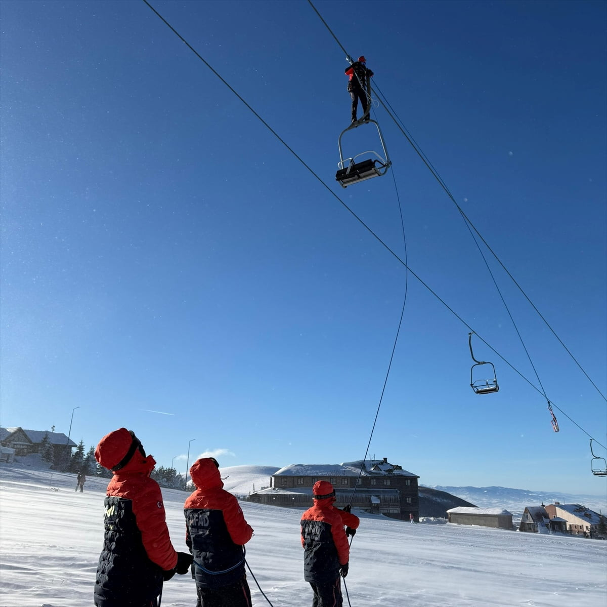 Samsun İl Afet ve Acil Durum Müdürlüğü (AFAD) Doğada Arama ve Kurtarma (DAK) ekibi, Ladik Akdağ...