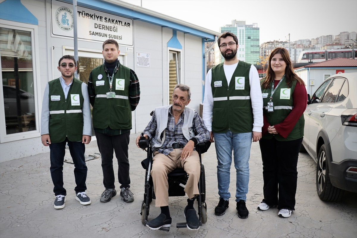 Samsun'da 5 yıl önce aşırı alkollüyken ateş başında uyuyan ve derin yanıklar oluşan bacağını...