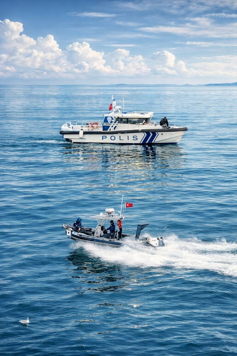 Samsun'un Terme ilçesinde yasaklı kum şırlanı (midye) avcılığı yaptığı belirlenen 9 kişiye toplam...