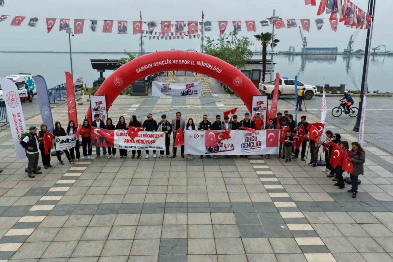 SAMSUN’DA BU YIL 16.'SI DÜZENLENEN DAĞCILIK ULUSAL KURTULUŞ MÜCADELESİ ANMA YÜRÜYÜŞÜ, ATATÜRK’ÜN...