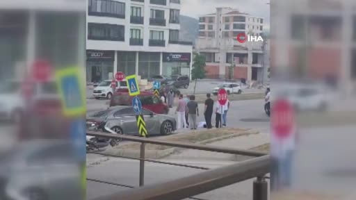 Samsun’da motosiklet kazası: 1 yaralı