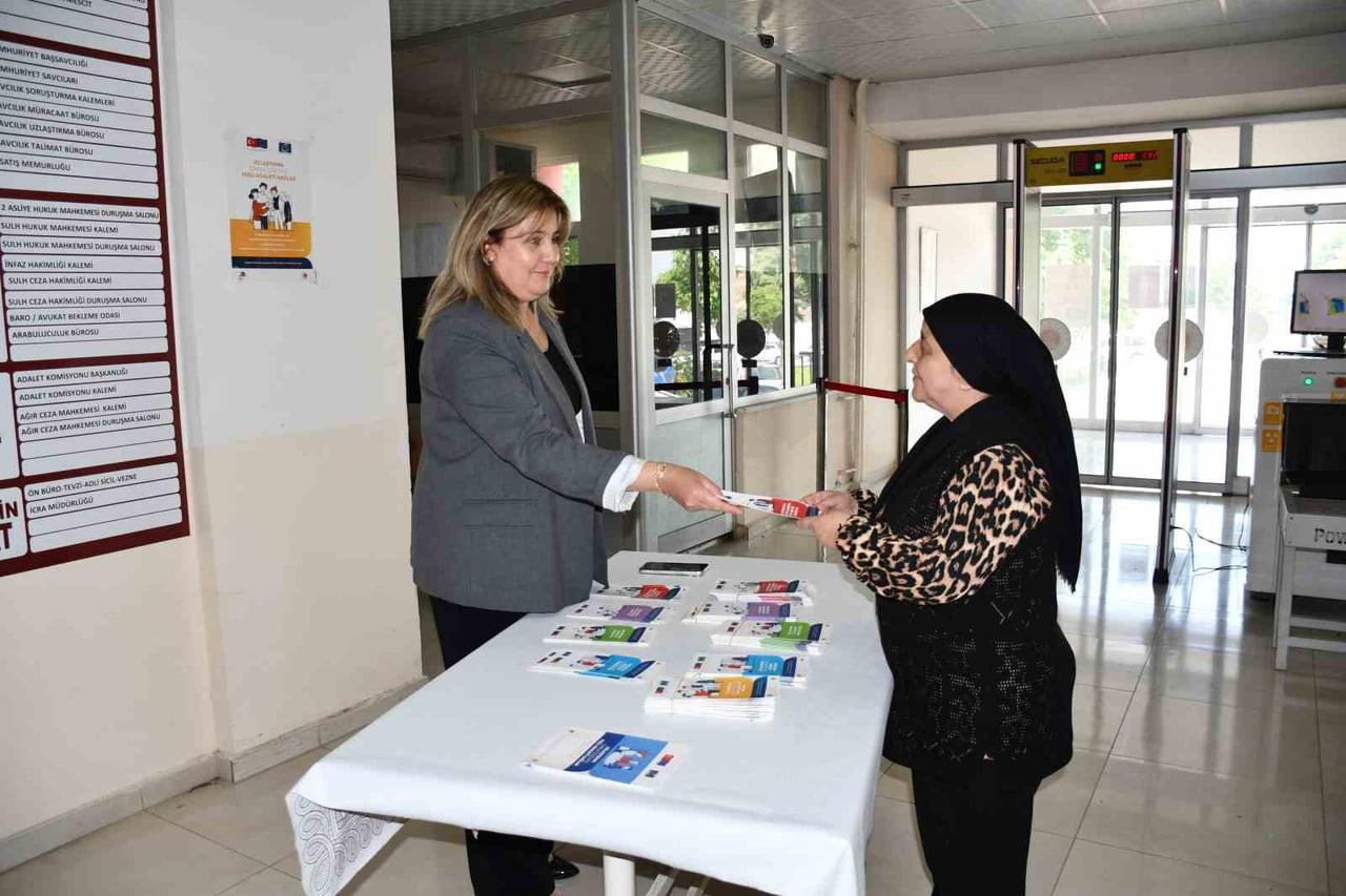 SAMSUN’UN VEZİRKÖPRÜ İLÇESİNDE UZLAŞTIRMA HAFTASI DOLAYISIYLA VEZİRKÖPRÜ ADLİYESİ’NDE...